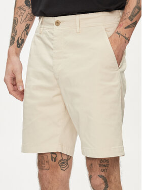 Pepe Jeans Pepe Jeans Šortky z materiálu Regular Chino Short PM801092 Béžová Regular Fit