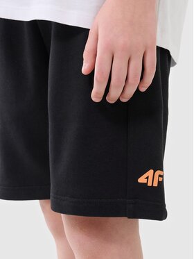 4F 4F Szorty 4FJWSS25TSHOM600-20S Czarny Regular Fit