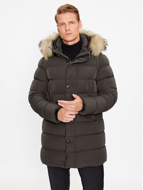 Hetregó Hetregó Pehelykabát Parker 8K436M 23WU07 Barna Regular Fit