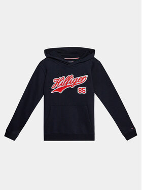 Tommy Hilfiger Tommy Hilfiger Felpa Hilfiger Script Hoodie KB0KB08718 Blu Regular Fit