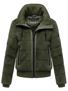 Navahoo Navahoo Kurtka zimowa Schneepuder Zielony Regular Fit