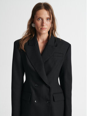MARI PRETI MARI PRETI Sako SOLENNE Černá Slim Fit
