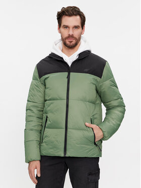 4F 4F Kurtka zimowa 4FWAW23TDJAM348 Khaki Regular Fit