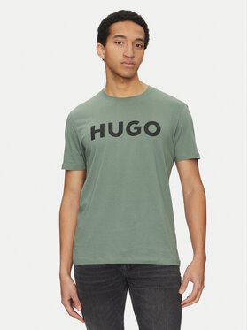 HUGO HUGO Tricou Dulivio 50467556 Verde Regular Fit