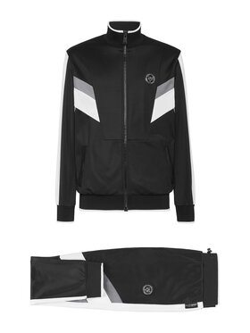 Plein Sport Plein Sport Komplet top i spodnie 17421 Czarny Regular Fit