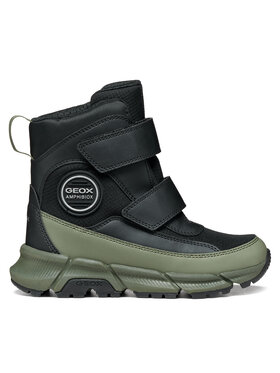 Geox Geox Зимни обувки J Flexyper Plus Boy B Abx J66LCG 0FU54 C0033 M Тъмнозелен