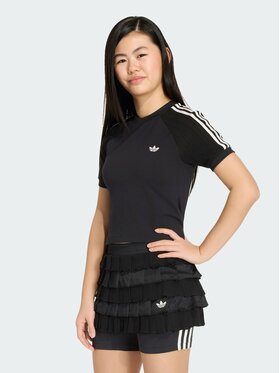 adidas adidas T-Shirt 168907 Czarny Fitted Fit