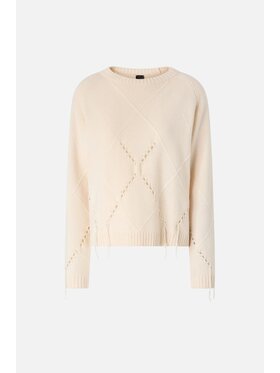 PINKO PINKO Sweter Berna Pull Beżowy Regular Fit