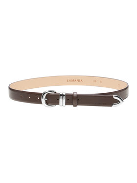 La Mania La Mania Pasek Damski SIMPLE BELT Brązowy
