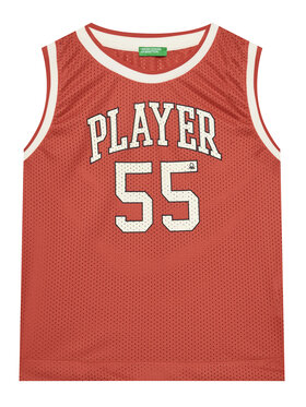 United Colors Of Benetton United Colors Of Benetton Tank-Top 3FJGCH01V Rot Regular Fit