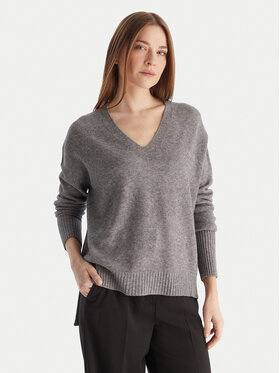 Kontatto Kontatto Sweter 3M0842C Szary Relaxed Fit