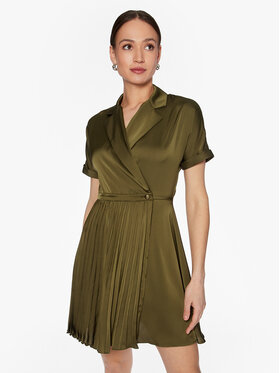 Liu Jo Liu Jo Φόρεμα πουκάμισο WA3462 T3481 Πράσινο Regular Fit