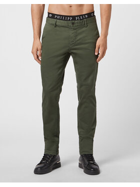 PHILIPP PLEIN PHILIPP PLEIN Pantaloni di tessuto 4133 Verde Regular Fit