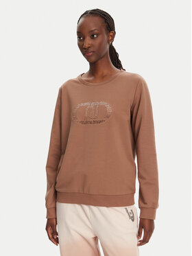 Liu Jo Sport Liu Jo Sport Pulóver TA5168 FS090 Barna Regular Fit