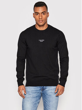 Calvin Klein Jeans Calvin Klein Jeans Sweater J30J320618 Fekete Regular Fit