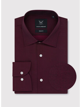Pako Lorente Pako Lorente Koszula P24WF-1X-045 Bordowy Slim Fit