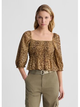 Liu Jo Liu Jo Bluzka WA5330T6867M9550 Brązowy Regular Fit