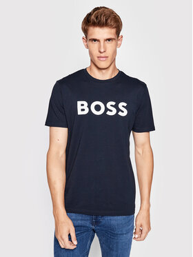 BOSS Boss T-shirt Thinking 1 50481923 Blu scuro Regular Fit