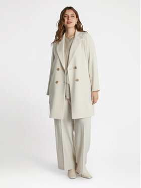 Fiorella Rubino Fiorella Rubino Cappotto 0181T000303N002 Bianco Regular Fit