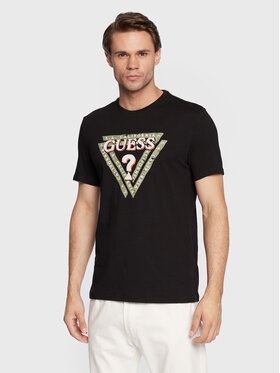 Guess Guess T-Shirt Jasin M2BI43 J1314 Czarny Slim Fit