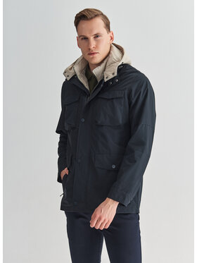Pako Lorente Pako Lorente Komplet kurtka i kamizelka P22SF-5X-003 Granatowy Regular Fit