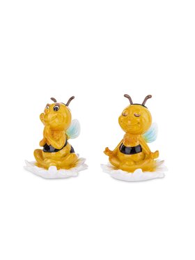 MIAhome MIAhome Figurka para kolorowych pszczółek API joginki Żółty