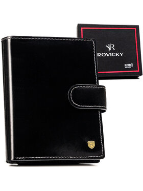 Rovicky Rovicky Duży Portfel Męski 22314L-RVT Czarny