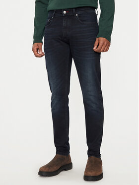 Hechter Paris Hechter Paris Teksad 26010 142363 Tumesinine Slim Fit