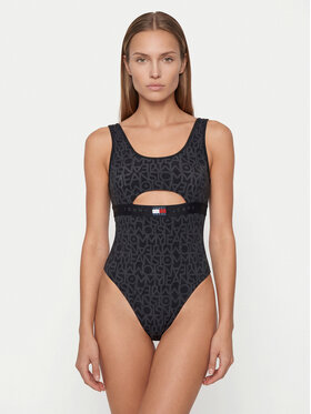 Tommy Hilfiger Tommy Hilfiger Jednodílné plavky UW0UW06589 Černá