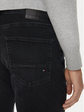 Tommy Hilfiger Jeans Hlače Denton MW0MW35715 Črna Straight Fit