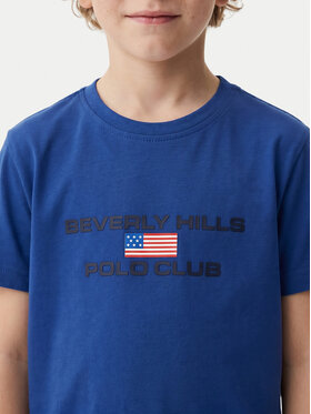 Beverly Hills Polo Club Beverly Hills Polo Club Тишърт P-SS26B-TS0132 Син Regular Fit