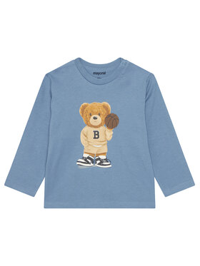 Mayoral Mayoral Bluzka 2058 Niebieski Regular Fit