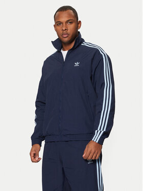 adidas adidas Mikina adicolor Firebird JP1253 Tmavomodrá Loose Fit