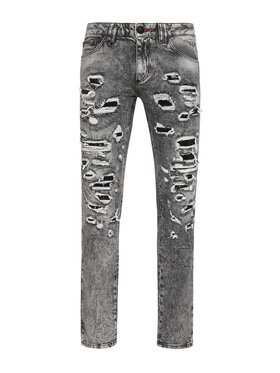 PHILIPP PLEIN PHILIPP PLEIN Jeansy 3297 Szary Slim Fit