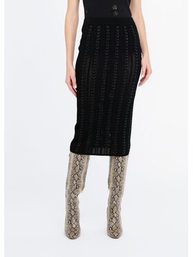 Liu Jo Liu Jo Spódnica midi CF5086MS46M22222 Czarny Slim Fit