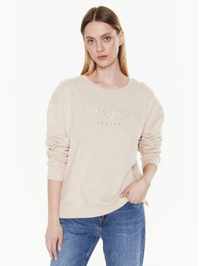 Pepe Jeans Pepe Jeans Bluza Loreta PL581285 Écru Relaxed Fit