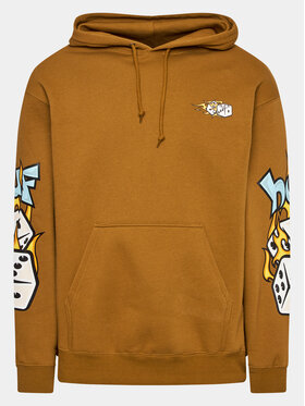 HUF HUF Bluză PF00571 Maro Regular Fit