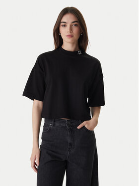 HUGO HUGO Tricou Damelody 50561189 Negru Regular Fit
