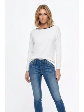 FIGL FIGL Sveter M1362 Krémová Regular Fit