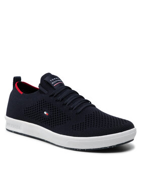 Tommy Hilfiger Tommy Hilfiger Tenisice Sustainable Knit Sock Cupsole FM0FM04007 Tamnoplava