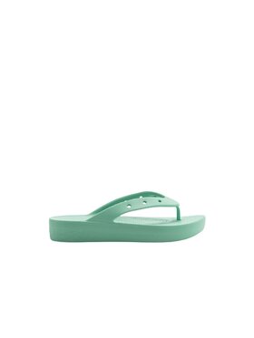 Crocs Crocs Japonki Platform Flip 207714-3UG Zielony