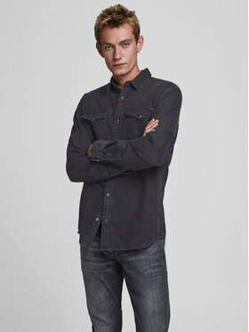 Jack&Jones Jack&Jones Cămașă Sheridan 12138115 Negru Slim Fit
