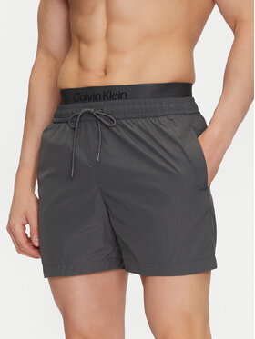 Calvin Klein Swimwear Calvin Klein Swimwear Peldšorti KM0KM01104 Pelēks Regular Fit
