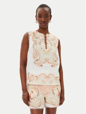 TWINSET TWINSET Top 251TT2442 Beżowy Regular Fit