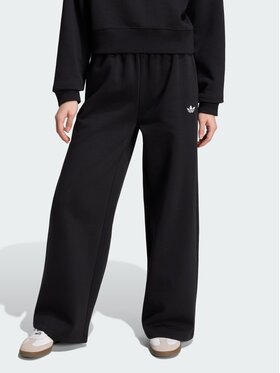 adidas adidas Spodnie materiałowe 164706 Czarny Loose Fit