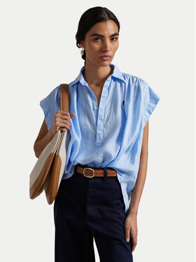 Polo Ralph Lauren Polo Ralph Lauren Cămașă 211935131005 Albastru celest Relaxed Fit