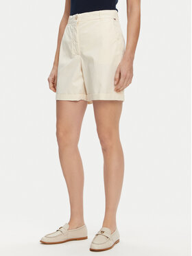 Tommy Hilfiger Tommy Hilfiger Шорти от плат WW0WW42457 Екрю Regular Fit