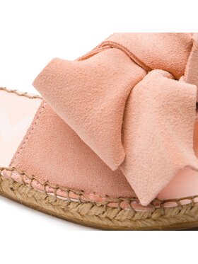 Manebi Espadrile Sandals With Bow W 1.4 J0 Roza