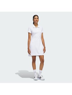 adidas adidas Sukienka codzienna ULTIMATE 365+ JACQUARD Biały Regular Fit