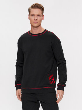 Hugo Hugo Džemperis Logo 50510524 Juoda Relaxed Fit